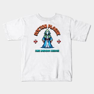 doctor plague pixel art Kids T-Shirt